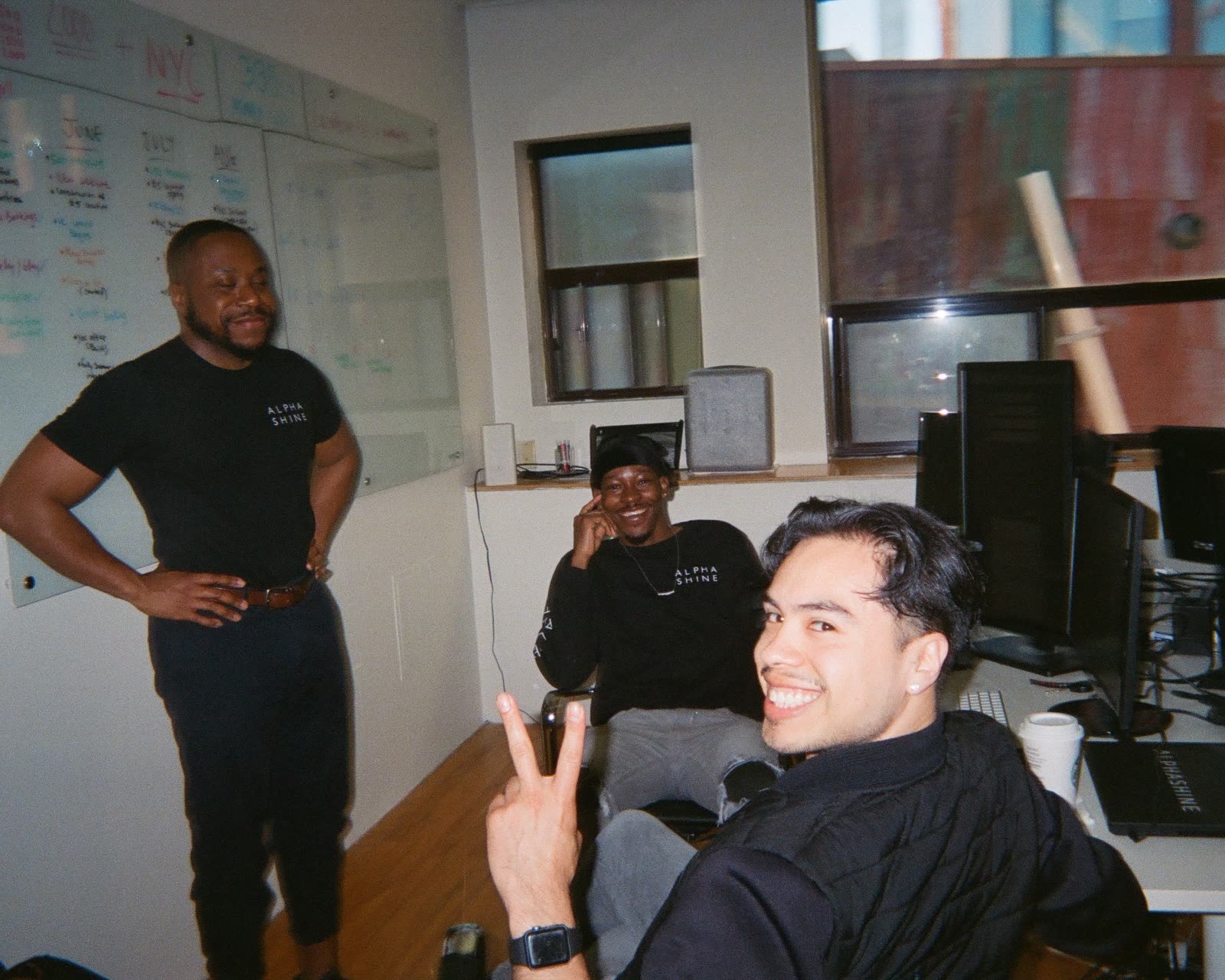 Alphashine team picture.